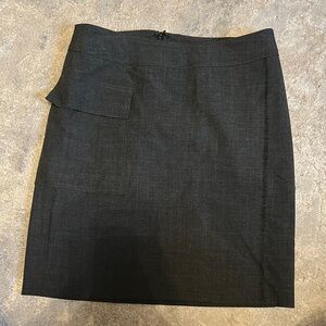 Chic charcoal grey Pencil Skirt